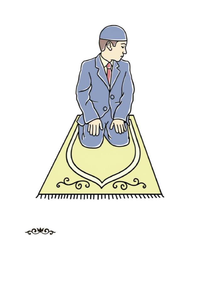 Namaz sonunda sola selam veren kişi